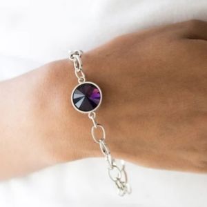 Nwt Purple gem bracelet